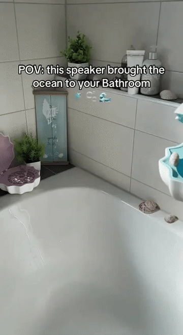 Shell Lamp with Bluetooth Speaker